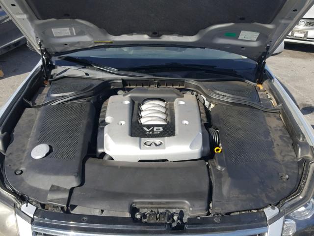 JNKBY01E96M206266 - 2006 INFINITI M45 BASE SILVER photo 7