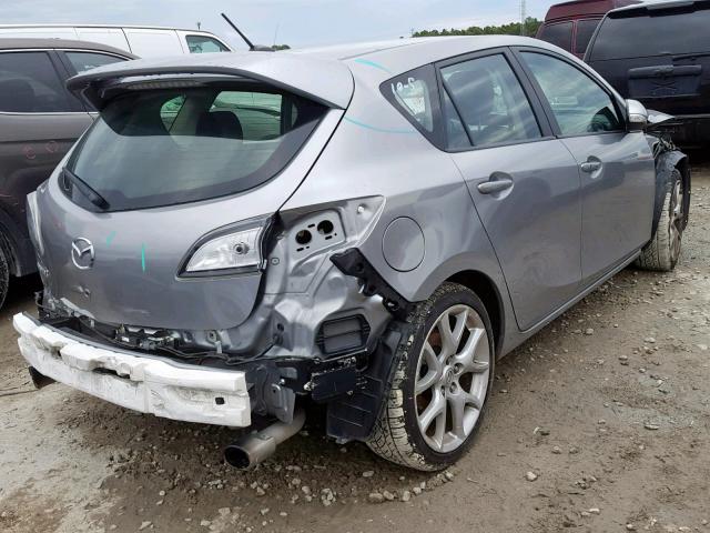 JM1BL1L31C1643211 - 2012 MAZDA SPEED 3 GRAY photo 4