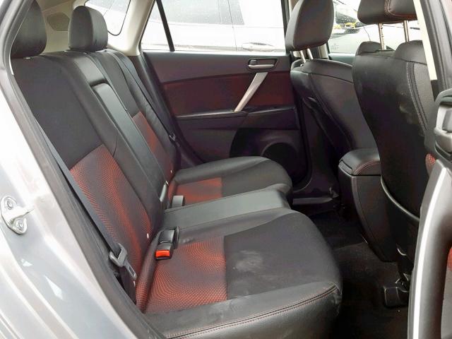 JM1BL1L31C1643211 - 2012 MAZDA SPEED 3 GRAY photo 6