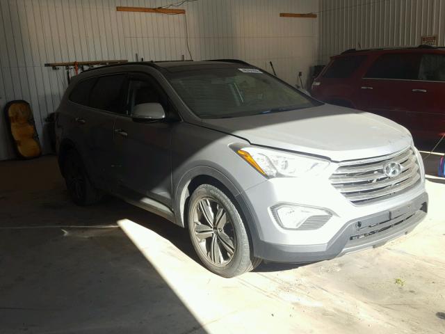 KM8SRDHF8DU012115 - 2013 HYUNDAI SANTA FE L SILVER photo 1