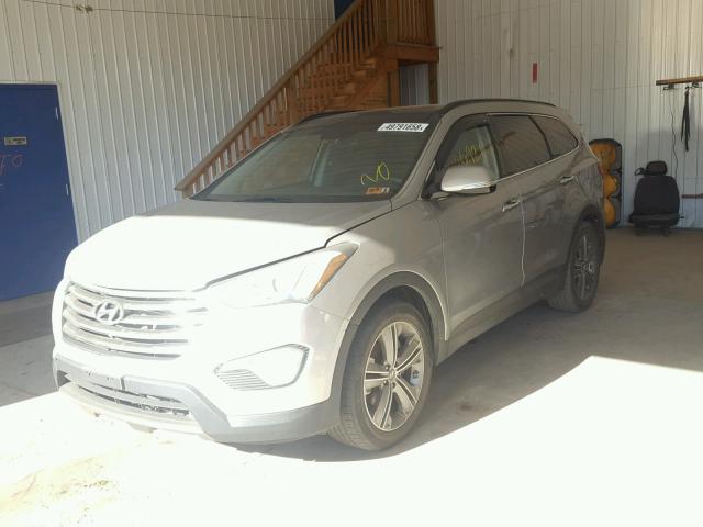 KM8SRDHF8DU012115 - 2013 HYUNDAI SANTA FE L SILVER photo 2