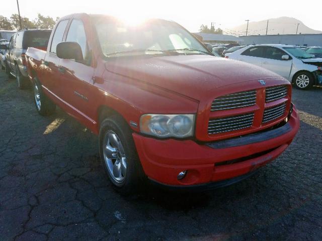 1D3HA18D83J587826 - 2003 DODGE RAM 1500 S RED photo 1