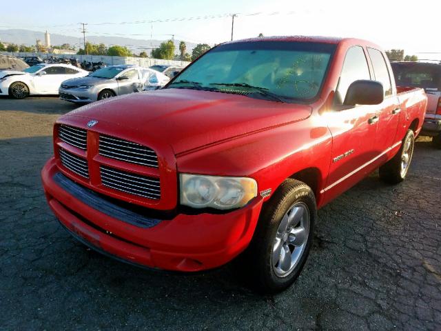 1D3HA18D83J587826 - 2003 DODGE RAM 1500 S RED photo 2