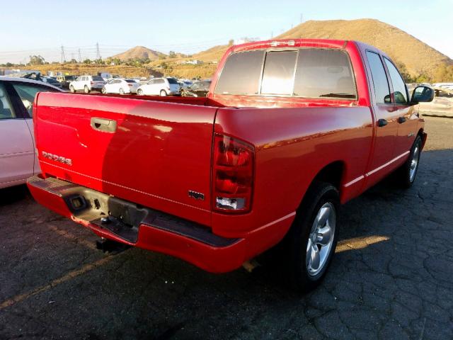 1D3HA18D83J587826 - 2003 DODGE RAM 1500 S RED photo 4