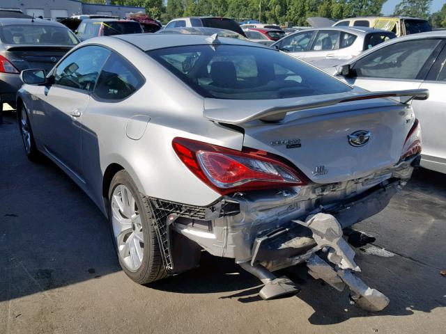 KMHHU6KJ0DU091040 - 2013 HYUNDAI GENESIS CO GRAY photo 3