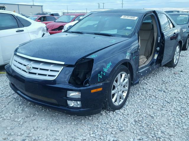 1G6DC67A360179219 - 2006 CADILLAC STS BLUE photo 2