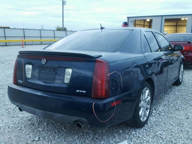 1G6DC67A360179219 - 2006 CADILLAC STS BLUE photo 4