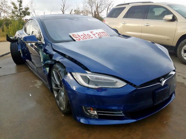 5YJSA1E17GF144251 - 2016 TESLA MODEL S BLUE photo 1