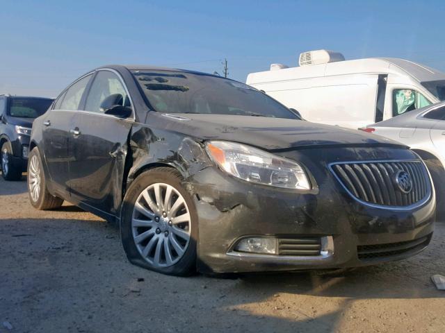 2G4GS5EV6D9194907 - 2013 BUICK REGAL PREM BLACK photo 1