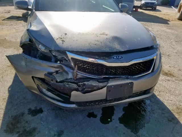 5XXGN4A74CG082787 - 2012 KIA OPTIMA EX SILVER photo 9