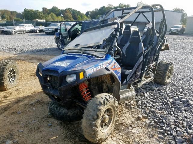 4XAXE7EA2DF672310 - 2013 POLARIS RZR 4 800 BLUE photo 2