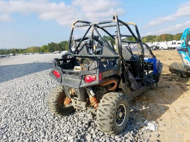 4XAXE7EA2DF672310 - 2013 POLARIS RZR 4 800 BLUE photo 4