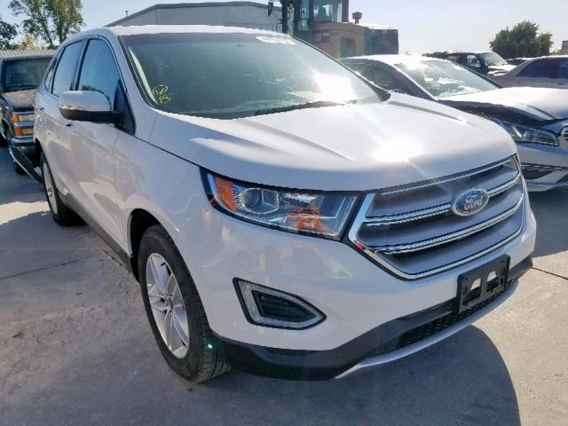 2FMPK4J9XHBC65933 - 2017 FORD EDGE SEL SILVER photo 1