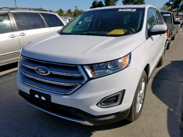 2FMPK4J9XHBC65933 - 2017 FORD EDGE SEL SILVER photo 2