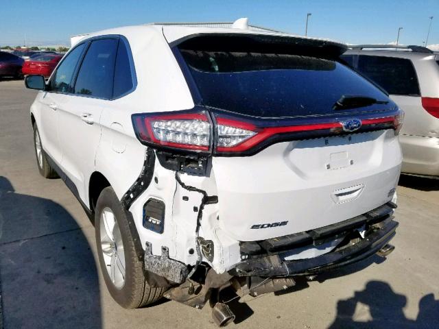 2FMPK4J9XHBC65933 - 2017 FORD EDGE SEL SILVER photo 3