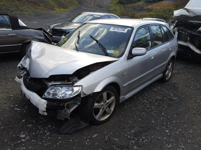 JM1BJ246131160404 - 2003 MAZDA PROTEGE PR SILVER photo 2