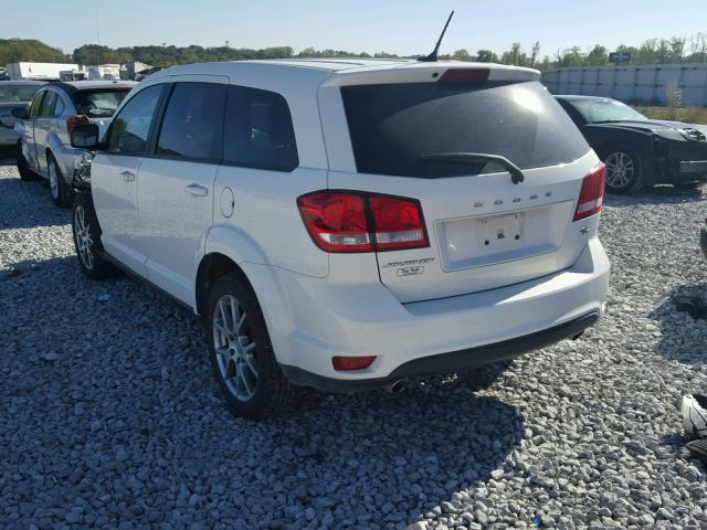 3C4PDCEG6FT510603 - 2015 DODGE JOURNEY R/ WHITE photo 3