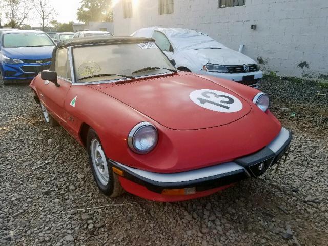 ZARBA5643H1045085 - 1987 ALFA ROMEO SPIDER GRA RED photo 1