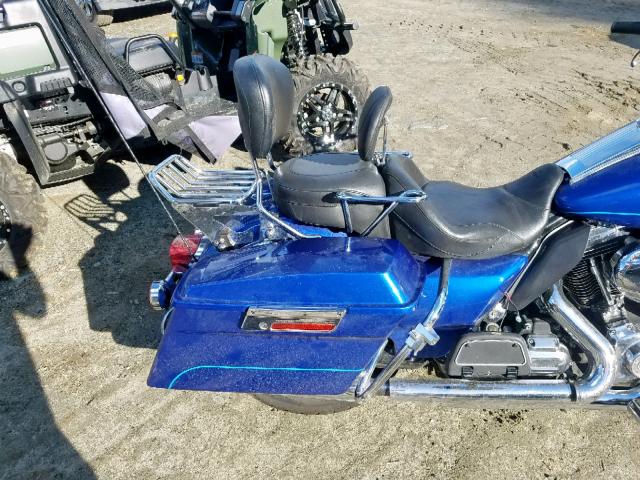 1HD1FB418AB636980 - 2010 HARLEY-DAVIDSON FLHR BLUE photo 6