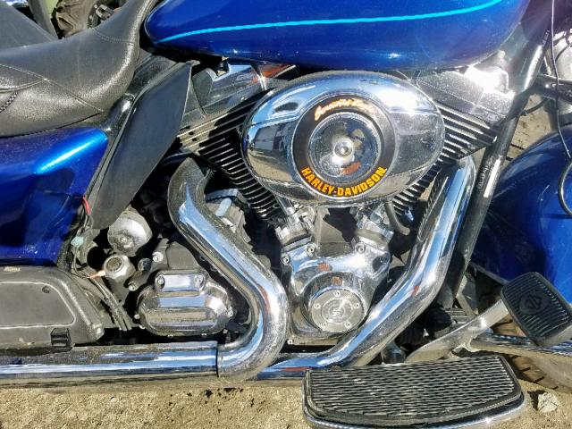 1HD1FB418AB636980 - 2010 HARLEY-DAVIDSON FLHR BLUE photo 7