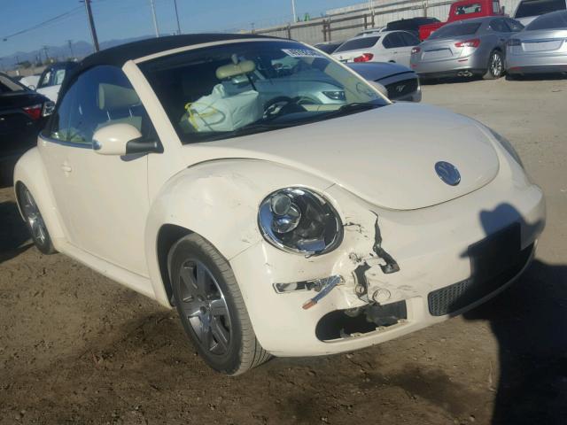 3VWRF31Y16M306770 - 2006 VOLKSWAGEN NEW BEETLE CREAM photo 1