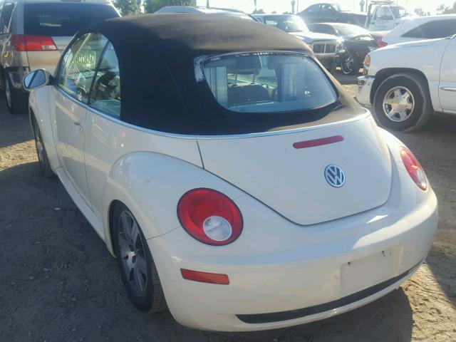 3VWRF31Y16M306770 - 2006 VOLKSWAGEN NEW BEETLE CREAM photo 3