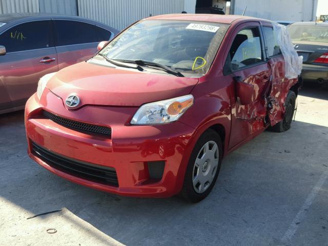 JTKKU10428J023235 - 2008 TOYOTA SCION XD RED photo 2