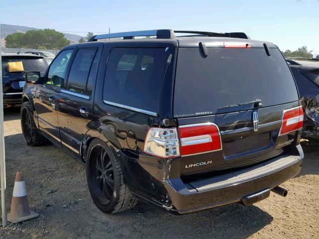 5LMFU28547LJ25143 - 2007 LINCOLN NAVIGATOR BLACK photo 3