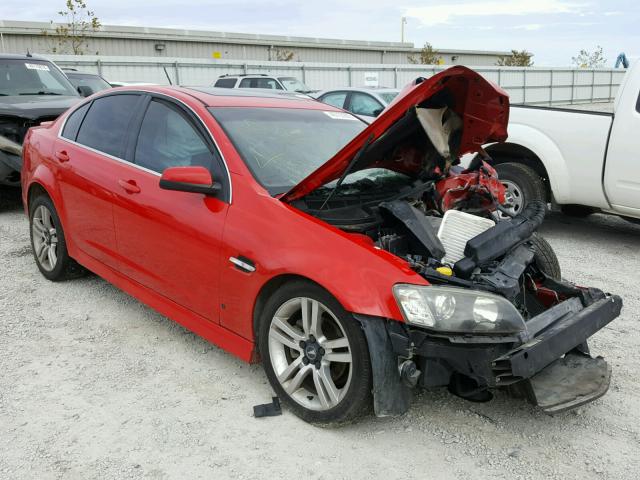 6G2ER57799L155273 - 2009 PONTIAC G8 RED photo 1