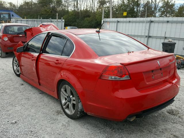 6G2ER57799L155273 - 2009 PONTIAC G8 RED photo 3