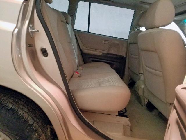 JTEEP21A260158624 - 2006 TOYOTA HIGHLANDER GOLD photo 6