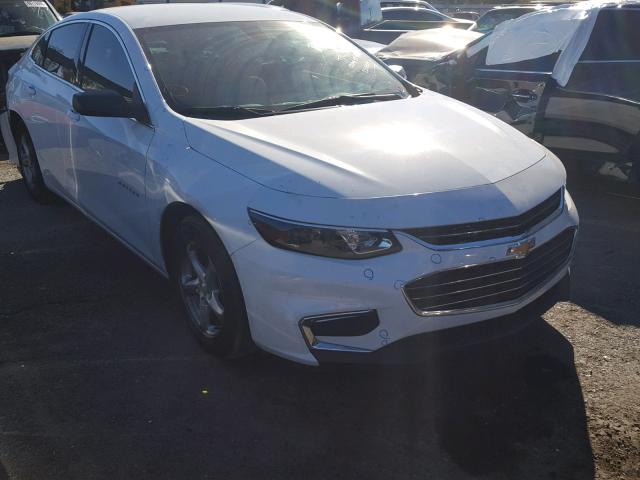 1G1ZB5ST7GF196573 - 2016 CHEVROLET MALIBU LS WHITE photo 1