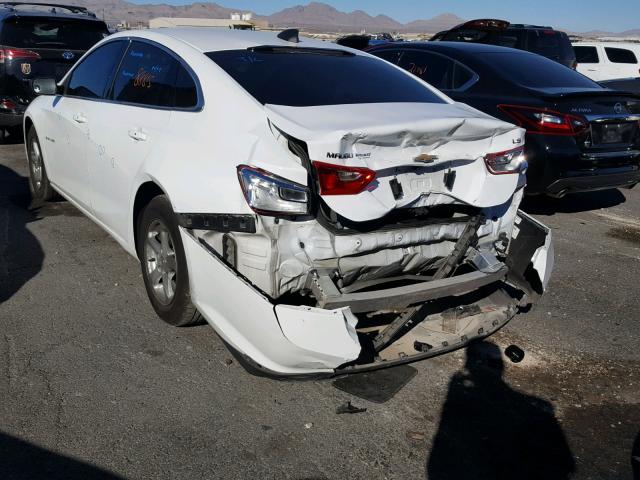 1G1ZB5ST7GF196573 - 2016 CHEVROLET MALIBU LS WHITE photo 3