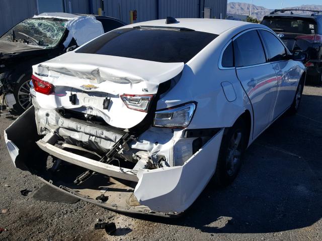 1G1ZB5ST7GF196573 - 2016 CHEVROLET MALIBU LS WHITE photo 4