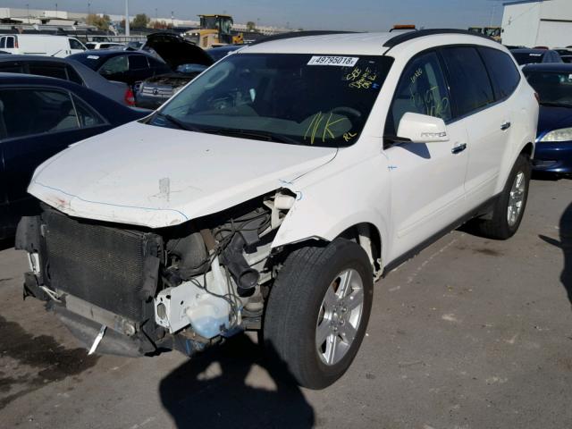 1GNKVJED6CJ161647 - 2012 CHEVROLET TRAVERSE L WHITE photo 2