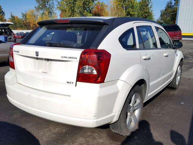 1B3CB4HAXAD533657 - 2010 DODGE CALIBER SX WHITE photo 4