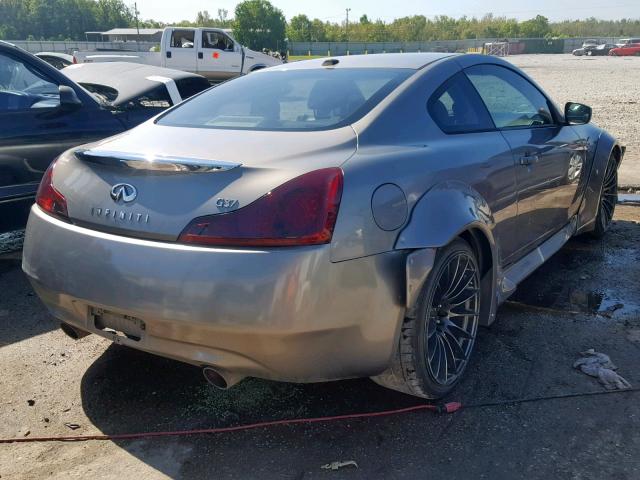 JNKCV64E38M101821 - 2008 INFINITI G37 BASE GRAY photo 4