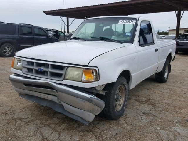 1FTCR10AXRPC00843 - 1994 FORD RANGER WHITE photo 2