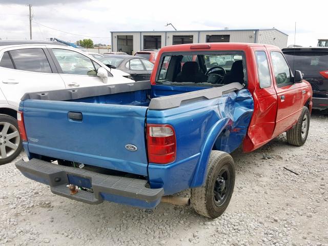 1FTYR14D08PA53957 - 2008 FORD RANGER SUP RED photo 4