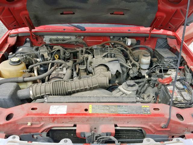 1FTYR14D08PA53957 - 2008 FORD RANGER SUP RED photo 7