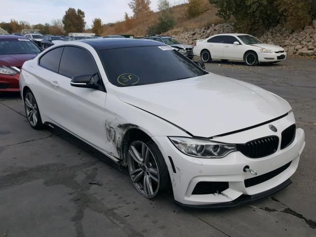 WBA3R5C58FK371277 - 2015 BMW 435 XI WHITE photo 1