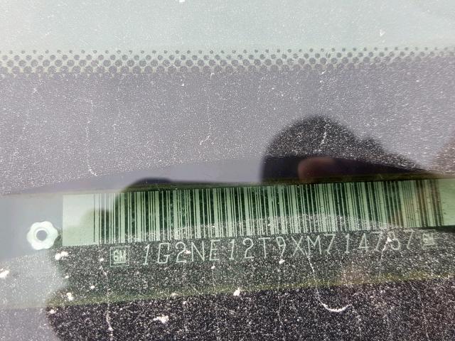 1G2NE12T9XM714737 - 1999 PONTIAC GRAND AM S GREEN photo 10