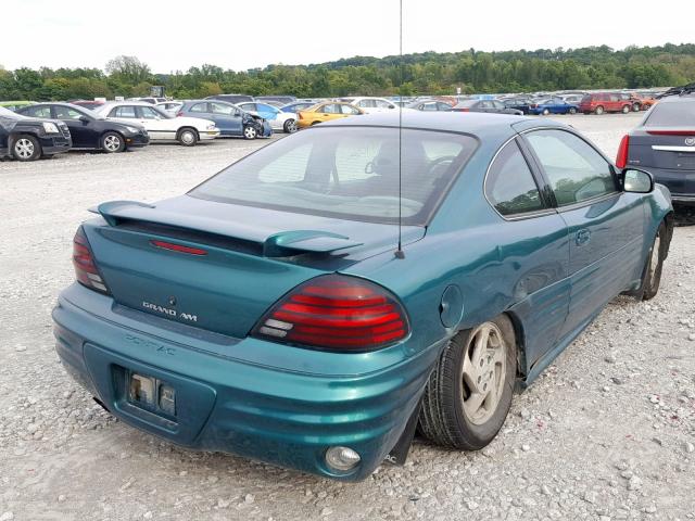 1G2NE12T9XM714737 - 1999 PONTIAC GRAND AM S GREEN photo 4
