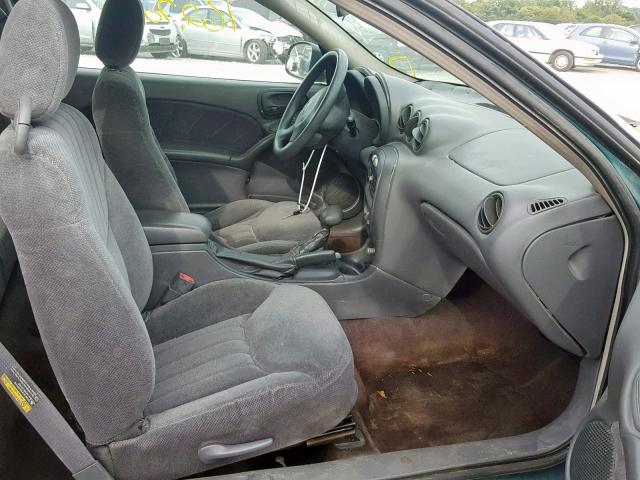 1G2NE12T9XM714737 - 1999 PONTIAC GRAND AM S GREEN photo 5