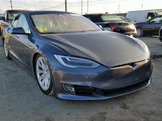 5YJSA1E24JF248387 - 2018 TESLA MODEL S رمادي صورة 1