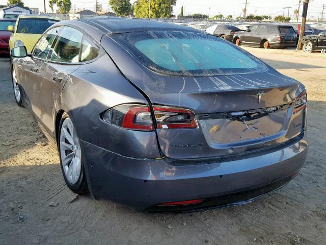 5YJSA1E24JF248387 - 2018 TESLA MODEL S رمادي صورة 3