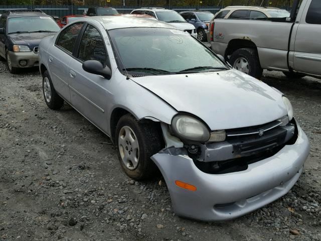 1B3ES46C51D183626 - 2001 DODGE NEON SE SILVER photo 1