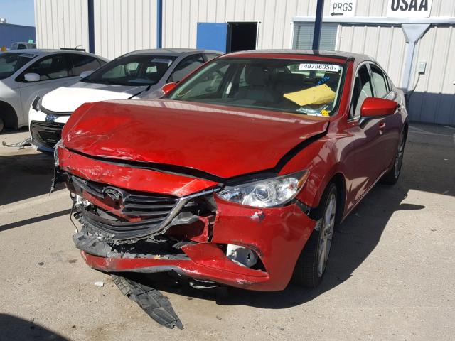 JM1GJ1V62F1177263 - 2015 MAZDA 6 TOURING RED photo 2