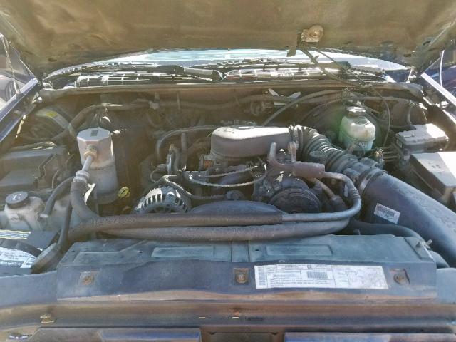 1GCDT13WX1K261379 - 2001 CHEVROLET S TRUCK S1 BLUE photo 7