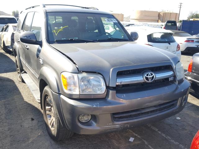 5TDZT38A85S239958 - 2005 TOYOTA SEQUOIA LI GRAY photo 1